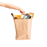 Obrázek Papírová taška přírodní s nákupem