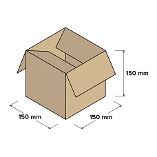 Kartonové krabice 3VVL 150x150x150mm, 25 ks