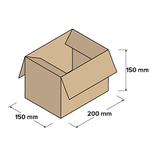 Kartonové krabice 3VVL 200x150x150mm, 25 ks