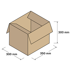 Kartonové krabice 3VVL 350x300x300mm, 25 ks