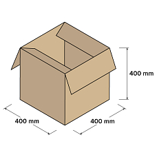 Kartonové krabice 5VVL 400x400x400mm, 10 ks