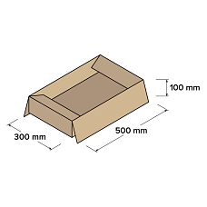 Kartonové krabice 3VVL 500x300x100mm, 25 ks