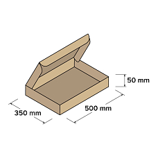 Kartonové krabice 495x345x48mm, 10 ks