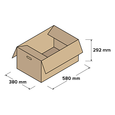 Kartonové krabice 5VVL 580x380x292mm