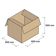 Kartonové krabice 5VVL 600x500x500mm, 10 ks