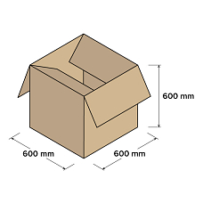 Kartonové krabice 5VVL 600x600x600mm, 10 ks
