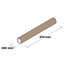 Papírový tubus délka 970 mm