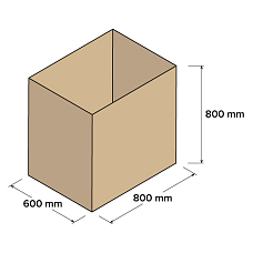 5vrstvý půlbox 800x600x800mm, 5 ks