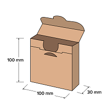 Dárková krabička 100x100x30mm, 10 ks