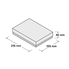 Dárková krabice s víkem 215x155x40mm, betulla, 10 ks