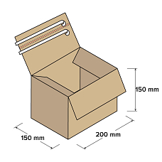 Rychlouzavírací krabice 200x150x150mm, 10 ks