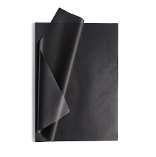 Hedvábný papír 50 x 70 cm černý, 26 ks