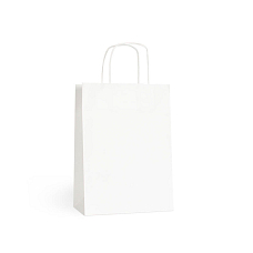 Papírová taška bílá 180x80x240mm