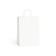Papírová taška bílá 240x110x330mm