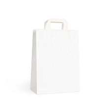 Papírová taška bílá 260x140x320mm