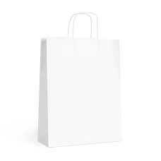 Papírová taška bílá 320x140x420mm
