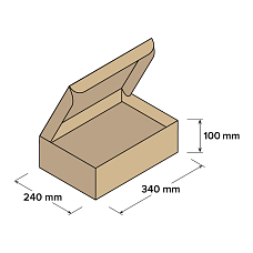 Kartonové krabice 340x240x100mm, 10 ks