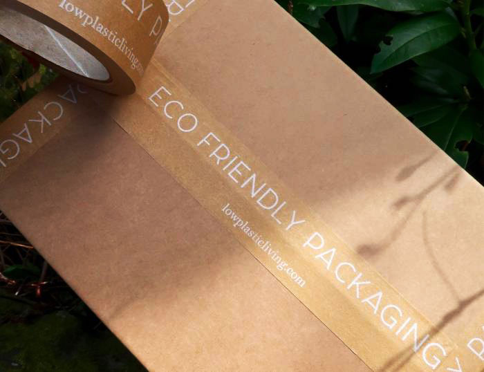papírová lepicí páska s potiskem eco-friendly balení