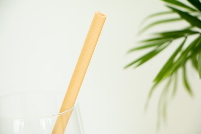 Bambusové brčko na opakovatelné použití